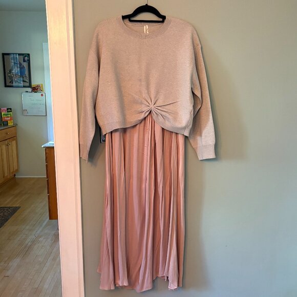 Anthropologie The Gemini Twofer Sweater + Dress Set in 1X - Picture 6 of 7